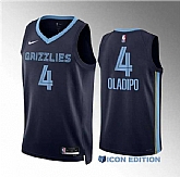 Men's Memphis Grizzlies #4 Victor Oladipo Navy Icon Edition Stitched Jersey Dzhi,baseball caps,new era cap wholesale,wholesale hats
